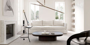 harmonograph arc version white sofa